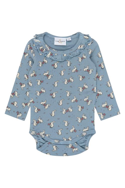 The New Siblings Vita Pointelle-body Ashley Blue  Ashley Blue  86 cm  Marineblå  86 cm  Piger