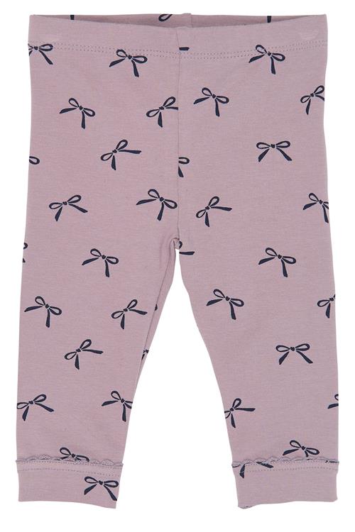 The New Siblings Nova Leggings Elderberry  Elderberry   80 cm  Lilla  80 cm  Piger