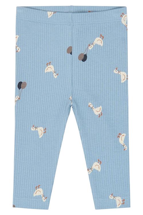 The New Siblings Vito Leggings Ashley Blue  Ashley Blue  80 cm  Marineblå  80 cm  Drenge