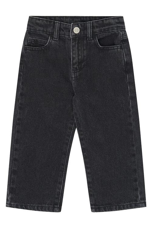 The New Siblings Valu Jeans Med Løs Pasform Black Denim Wash 502  Black Denim Wash 502 98 cm  Marineblå  98 cm  Drenge