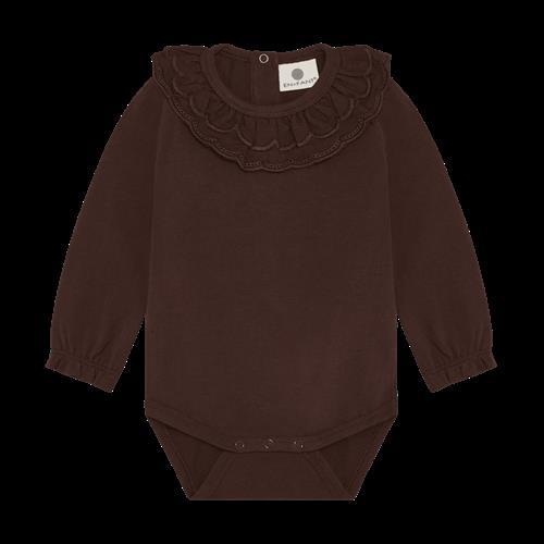 EnFant Langærmet Body Deep Mahogany  Deep Mahogany-86 cm  Brun  86 cm