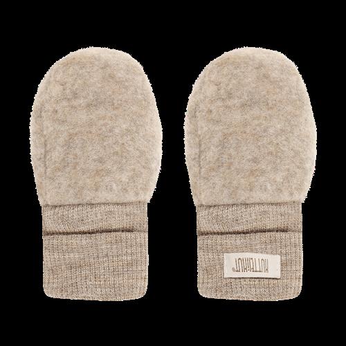 Huttelihut Uldvanter Savannah Melange  Savannah Melange-50/56 cm Uld Brun  50/56 cm