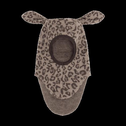 Huttelihut Balaclava Af Uld Camel Melange  Camel Melange-50 cm  Brun  50 cm