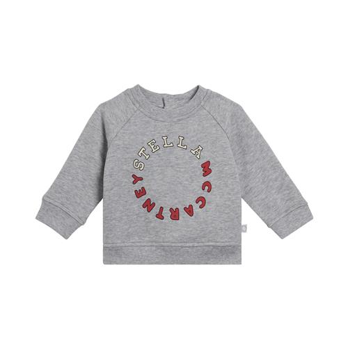Stella McCartney Kids Sweatshirt Grigio Medio Melange Grigio Medio Melange 36 months  Grå  36 måneder  Drenge
