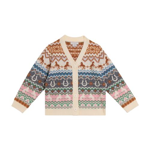 Stella McCartney Kids Knit Cardigan Colourful Colourful 6 Y  Rød  6 år  Piger