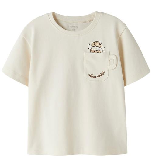 Name It T-shirt - NmfKit - Antique White