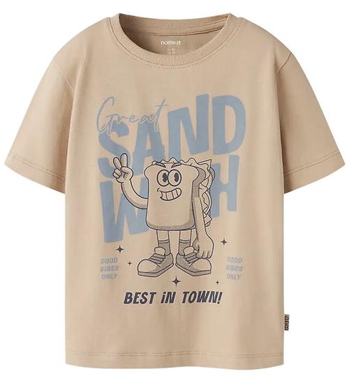 Name It T-shirt - NmmKarlo - Sesame