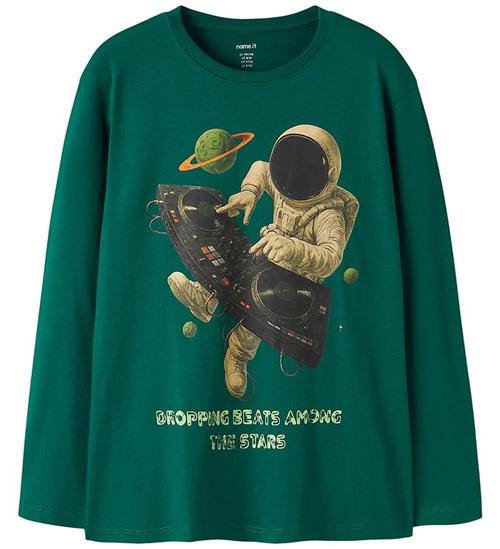 Name It Bluse - NkmVoto - Evergreen/Space