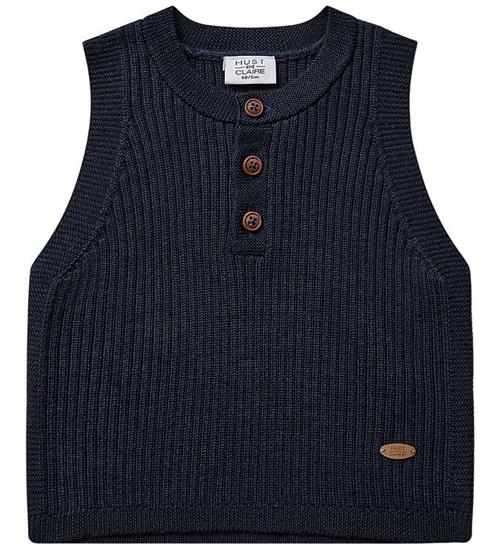 Hust and Claire Vest - Uld - Strik - HCEdi - Blues