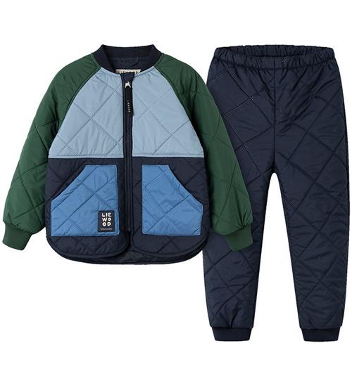 Liewood Termosæt - Quiltet - Zella - Classic Navy/Multi Mix