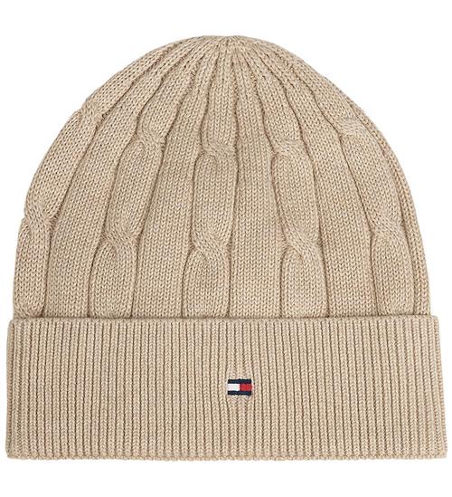 Tommy Hilfiger Hue - Cable Strik - Gentle Gold Heather Beige