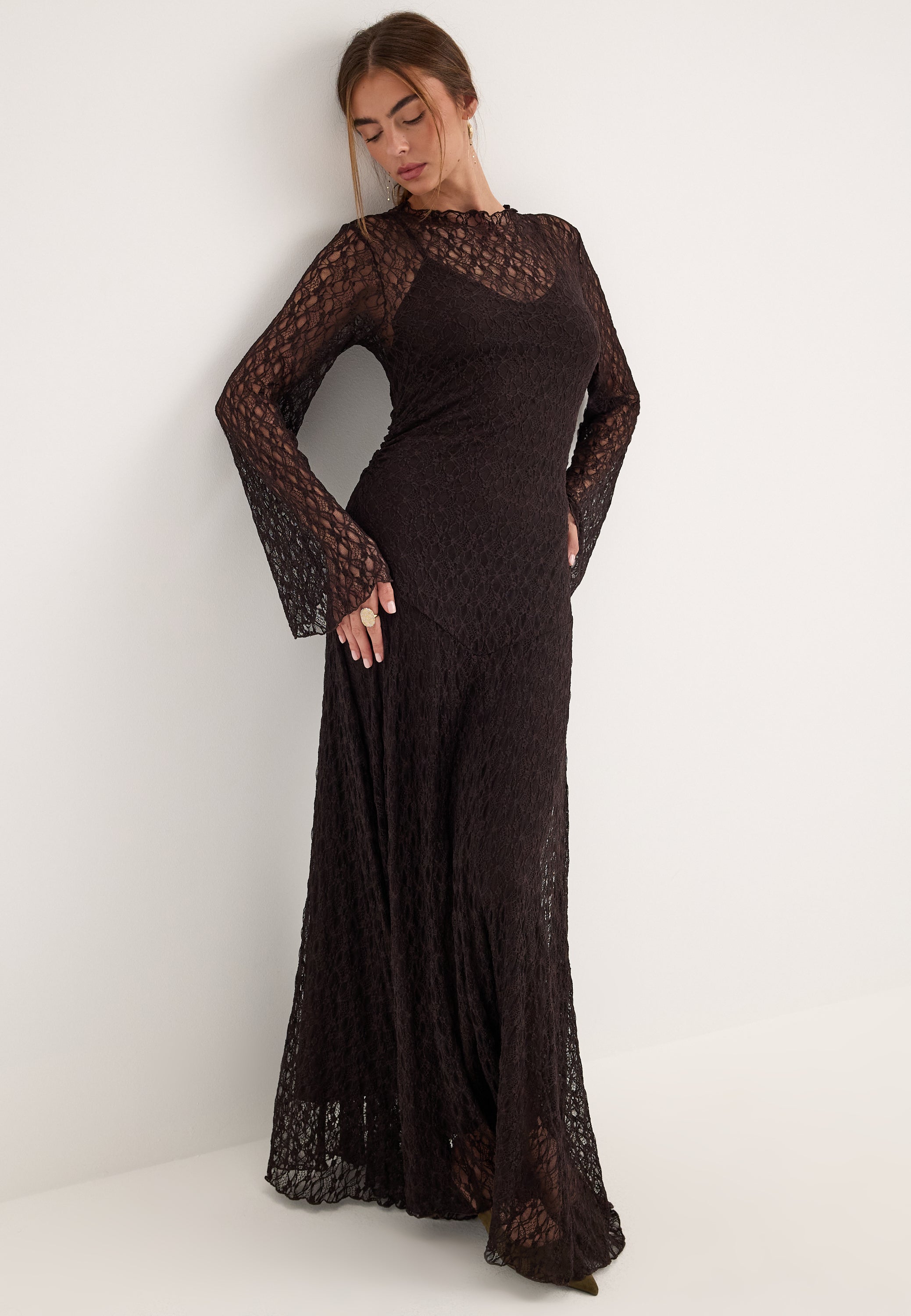 BUBBLEROOM Lace Ankle Dress