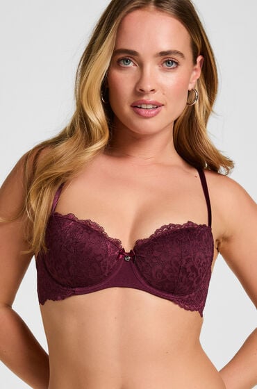 Hunkemöller Formstøbt bøjle-bh Marine Lilla