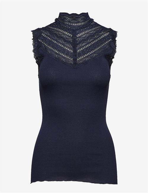Rosemunde | Rwbenita Silk Sl Turtleneck Lace To | XL