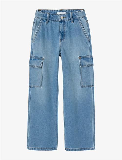 name it | Nkfrose Hw Wide Cargo Jeans 6190-Bs Noos | 128