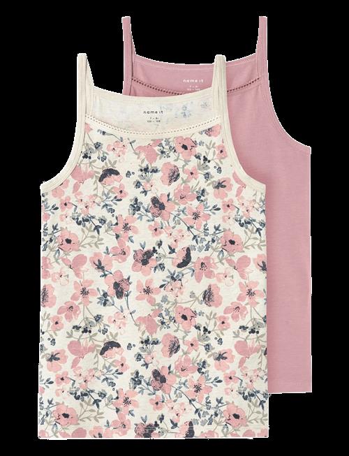 name it | Nkfstrap Top 2P Nostalgia Flower Noos | 122-128