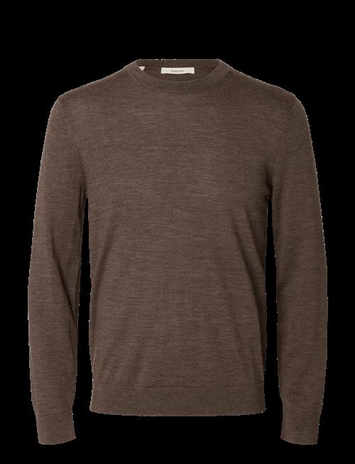 Selected | Slmtray Ls Knit Reg Merino Crew Noos | L