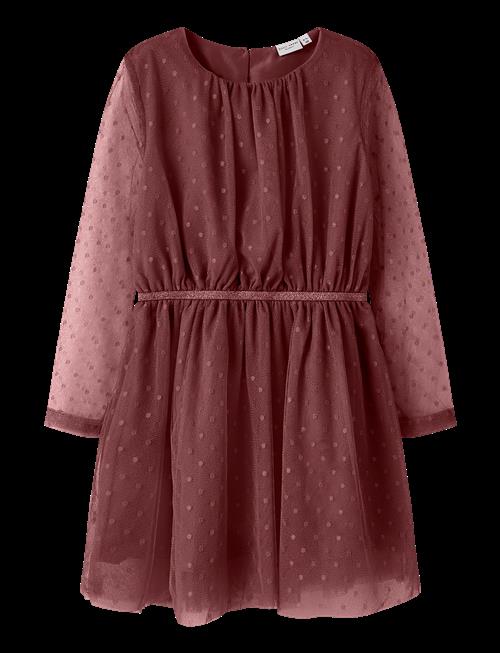 name it | Nkfvabos Ls Dress Noos | 140