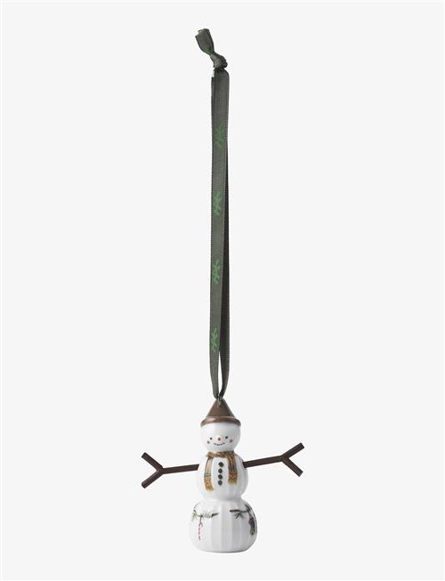 Kähler | Hammershøi Christmas Snowboy Hanging Variant H7 White W. Deco | 7 CM