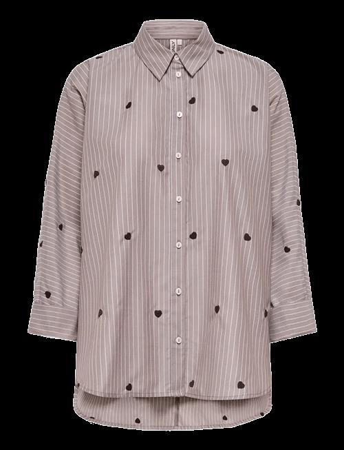 ONLY | Onlnew Lina Grace Str Emb Shirt Noos Wvn | XS