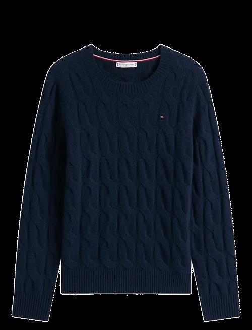 Tommy Hilfiger | Soft Wool Cable C-Nk Ls Swt | L