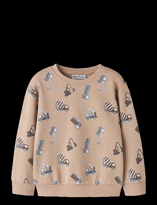 name it | Nmmvimo Ls Nreg Aop Sweat Bru | 110
