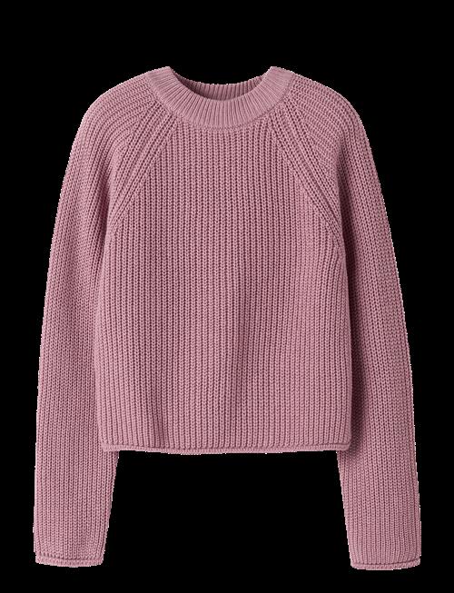 name it | Nkfvenja Ls Loose Short Knit | 122-128