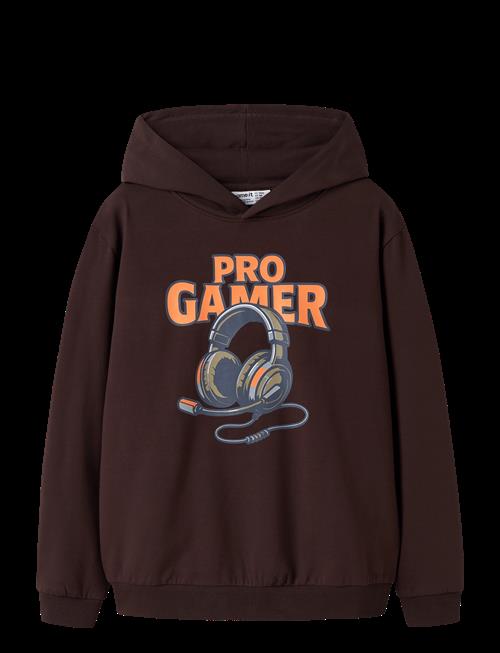 name it | Nkmvugo Ls Nreg Sweat Wh Bru | 158-164