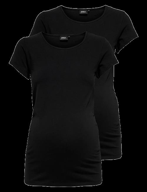 Only Maternity | Olmlovely S/S Oneck Top 2Pack Noos | XXL