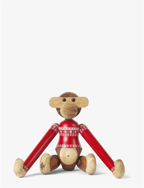 Kay Bojesen | Monkey Christmas Jumper 2024 Small Teak/Limba | H18.5CM