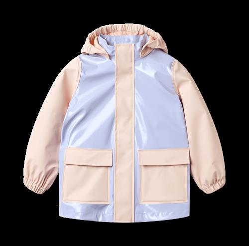Wheat Rainwear Otu Jacket Lilac Cosmic Sky Lilac Cosmic Sky 110 cm  Lilla  110 cm  Drenge, Piger