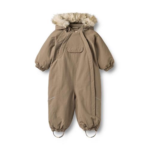 Wheat Nickie Vinterdragt Dry Wood  Dry Wood 86 cm  Brun  86 cm  Drenge, Piger