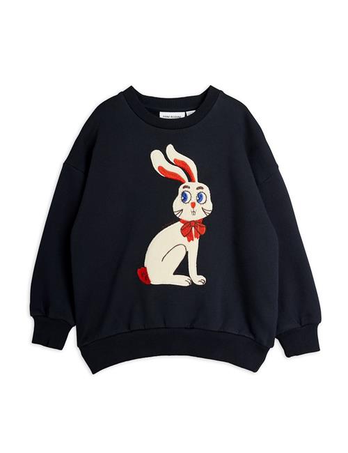 Mini Rodini Rabbit Hættetrøje Black  Black 80/86 cm  Sort  80/86 cm  Drenge, Piger