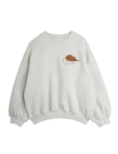 Mini Rodini Elephant Shrew Hættetrøje Grey Melange  Grey Melange 68/74 cm  Grå  68/74 cm  Drenge, Piger