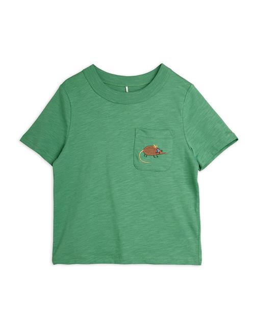 Mini Rodini Elephant Shrew T-shirt Green  Green 104/110 cm  Grøn  104/110 cm  Drenge, Piger