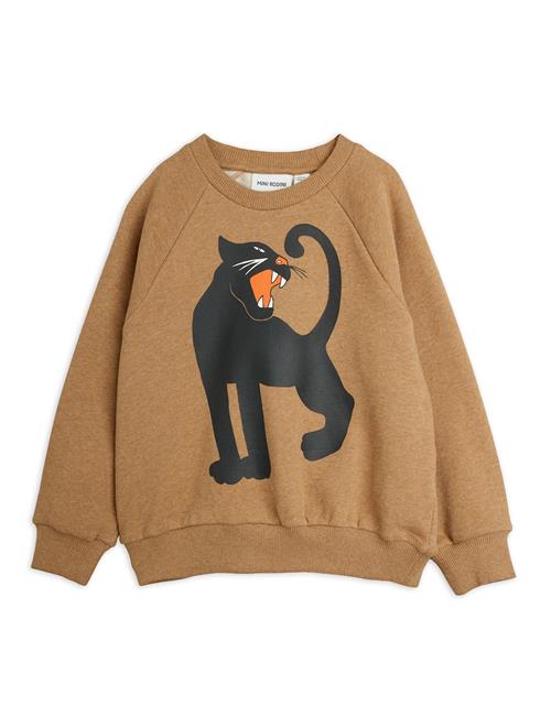Mini Rodini Panther Hættetrøje Brown  Brown 104/110 cm  Brun  104/110 cm  Drenge, Piger