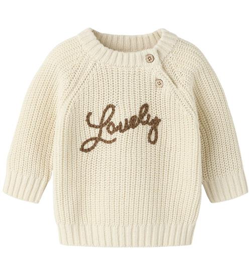 Lil Atelier Bluse - Strik - NbfEmlen - Turtledove/Lovely