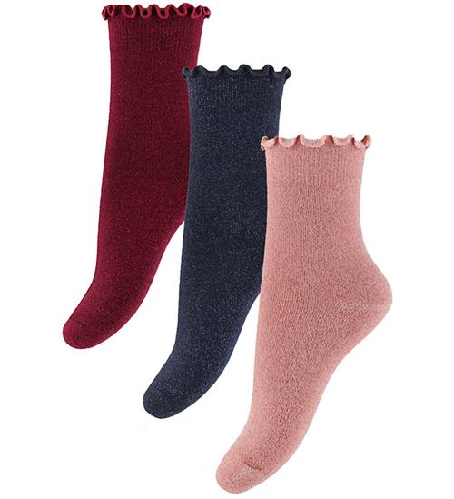 Kids Only Strømper - KogWinter - 3-pak - Cabernet/Rose Elegance/