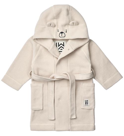 Liewood Badekåbe - Fleece - Minik Bear - Sandy