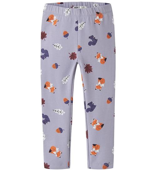 Name It Leggings - NmfDavina - Heirloom Lilac/Forest