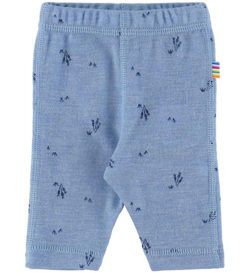 Joha Leggings - Uld - Blue Melange
