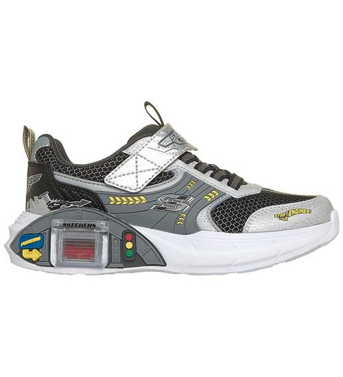 Skechers Sko - Garage - Sølv/Sort