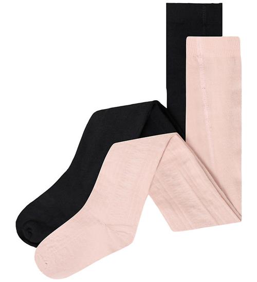Minymo Strømpebukser - 2-pak - Tap Shoe/Rosa