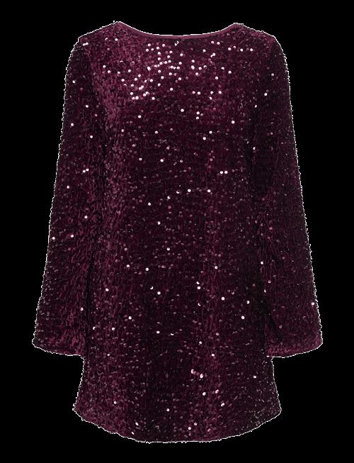 ONLY | Onlanika Sequins Ls Bow Dress Wvn Cs | L