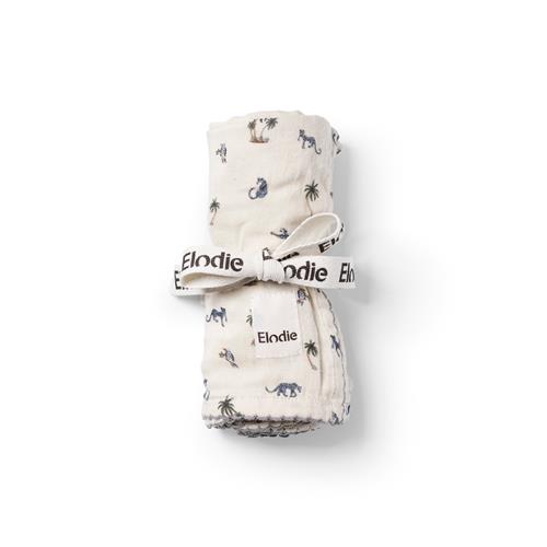 Elodie Bamboo Muslin-tæppe Garden Leo's Resort  Garden Leo's Resort-OS  Hvid  One Size  Drenge, Piger