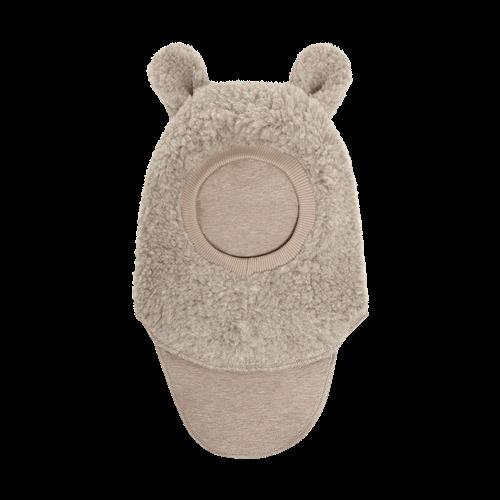 Huttelihut Balaclava Af Uld Camel Melange  Camel Melange-48 cm  Brun  48 cm