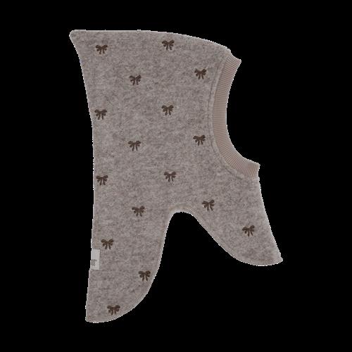 Huttelihut Balaclava Af Uld Camel Melange  Camel Melange-53 cm  Brun  53 cm