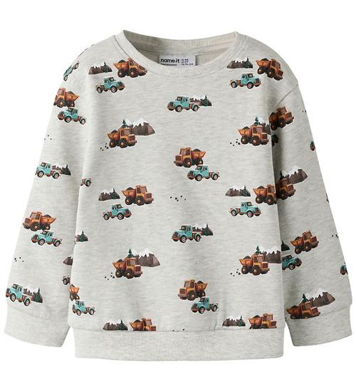 Name it Sweatshirt - NMMONIKIAN - Light Grey Melange