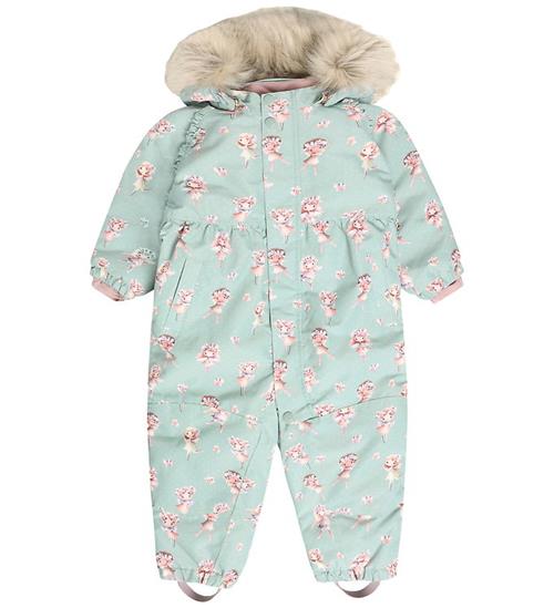Hust and Claire Flyverdragt - HCOthine - Slate Green m. Print