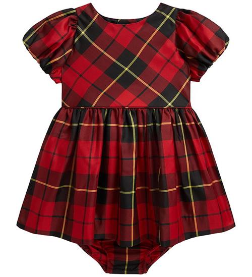 Polo Ralph Lauren Kjole - Red/Black Multi Plaid